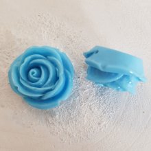 Flor sintética N°03-15 azul céu