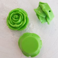 Flor sintética n.º 03-16 verde