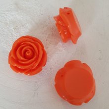 Flor sintética n.º 03-19 laranja escuro