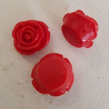 Flor sintética n.º 03-21 vermelho