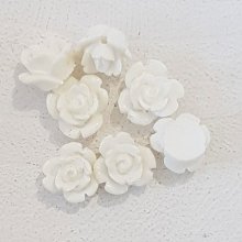 Flor sintética 09 mm N°01-03 Branco