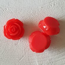 Flor sintética 20 mm N°01-11 Vermelho