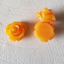 Flor sintética 17 mm N°01-13 Laranja