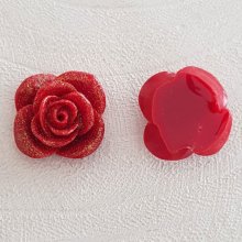 Flor sintética 20 mm N°05-11 Vermelho