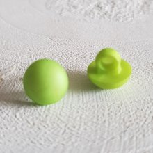 Botões fantasia para crianças e bebés Padrão meia bola N°04-02 Verde