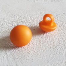 Botões fantasia para crianças e bebés Padrão Demi Boule N°04-05 Laranja