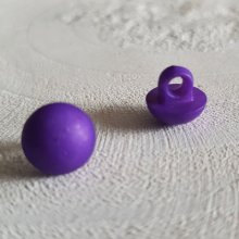 Botões de fantasia para crianças e bebés Padrão meia bola N°04-08 Roxo