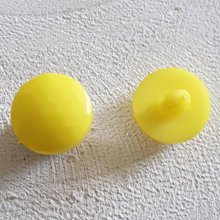 Botões de fantasia para crianças e bebés Padrão facetado plano n.º 05-08 Amarelo 02