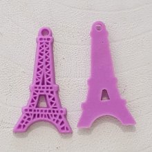Pingente Torre Eiffel resina Violeta