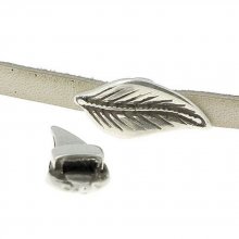 5 mm Zamak pass-through N°05 Prata