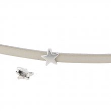 5 mm Passagem de Zamak N°07 Prata