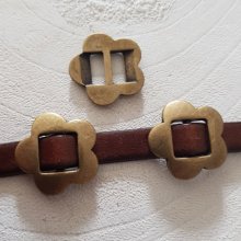 10 mm Passagem de Zamak N°01 Bronze