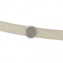 Passagem Zamak de 10 mm N°06 Prata