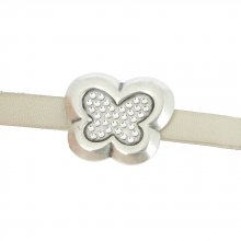 10 mm Passagem de Zamak N°53 Prata