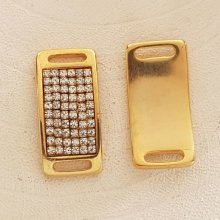 Passagem de Zamak de 10 mm N°56 Ouro