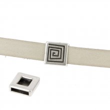 13 mm Zamak Passage N°04 Prata