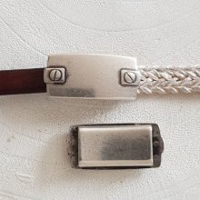 13 mm Zamak Passage N°20 Prata