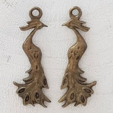 Pendente Peacock Charm em Bronze Metal-03 Peacock Pendant 