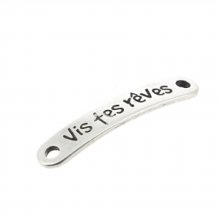 03 mm Conector de Zamak N°02 Prata