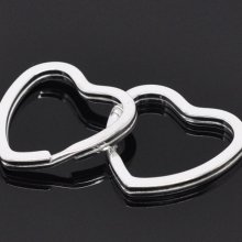 Porta-chaves em forma de coração 31 x 31 mm
