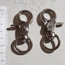Conjunto de 2 fechos para porta-chaves N°04