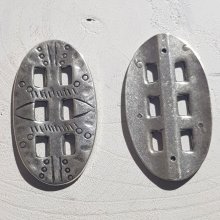 Conector oval Zamak N°01 Prata