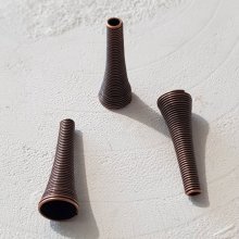 Copo cónico em espiral N°01 X 2 peças Cobre.