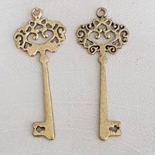 Chave Charm N°29 Antique Gold