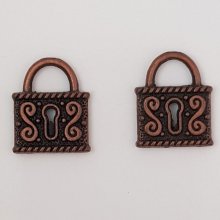 Cadeado de charme N°01 Cobre