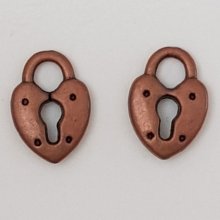 Cadeado de charme N°12 Cobre