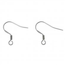 Suporte para brincos Gancho em aço inoxidável N°05 x 1 par
