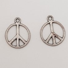 Charm Paz e Amor N°07 Prata Mate