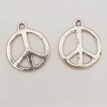 Charm Paz e Amor N°09 Prata
