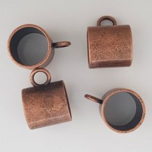 1 Laço para cachecol N°63 Bronze