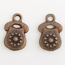 Pendente para telemóvel N°01 Bronze