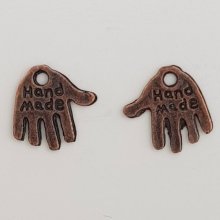 Amuleto de mão 'MADE HAND' N°01 Cobre