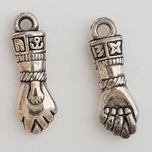 Charm de mão N°09 Prateado