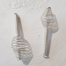 Copo cónico em espiral N°12 Prateado.