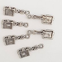 Pente para cabeleireiro charme N°04-02 Conjunto de 6 peças