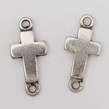 Amuleto em forma de cruz N°06 Zamak (prateado)