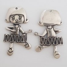 Pendente para criança N°38 Zamak (prateado)