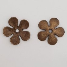 Pendente de flor em metal N°027 Cobre