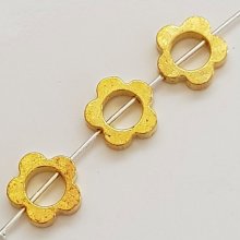 Pendente Flor em Metal N°033 Ouro