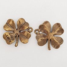 Pendente Flor em Metal N°048 Bronze