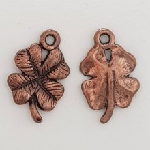 Pendente de flor em metal N°050 Cobre