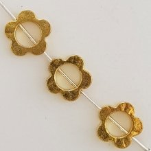 Pendente Flor em Metal N°033 Ouro x 10 peças