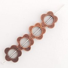 Pendente de flor em metal N°033 Cobre