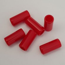 Tubo de pérola vermelho
