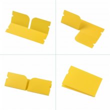 Organizador de clipes de plástico para arrumação Amarelo