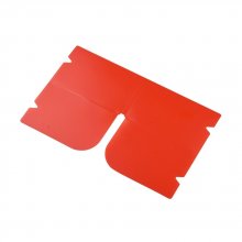 Organizador de plástico com clipes para arrumação Vermelho